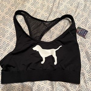 PINK sports bra- brand new with tags- Size medium
